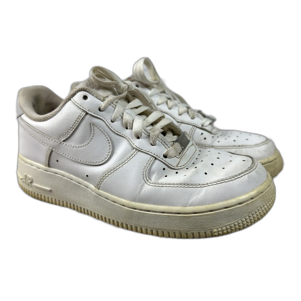Nike Air Force 1 Low Triple White GS 315122-111 Mens 6 Womens 7.5